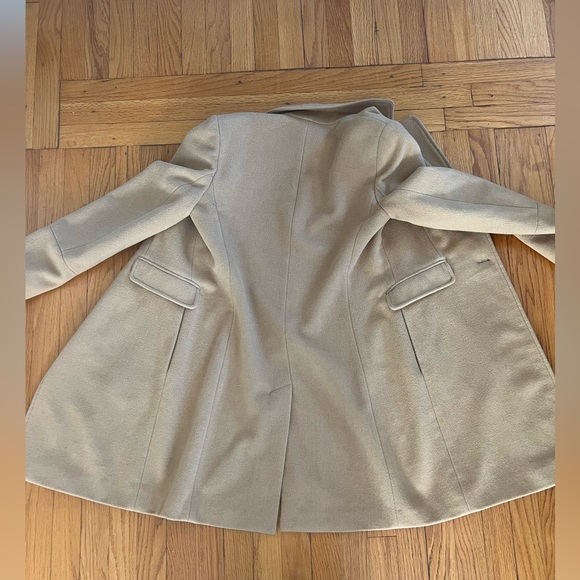 Calvin Klein Single Breasted Camel Peacoat Medium - Picture 2 of 3
